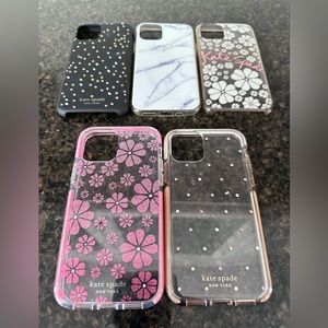 iPhone 11 Pro phone cases. Set of five